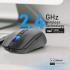 Promate Kitt 2.4GHz Wireless Mouse, Ergonomic 500mAh Rechargeable LED Backlit Mice with Adjustable 1600DPI, 6 Functional Buttons